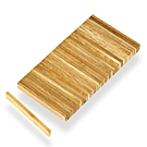 Industrieparkett Eiche Natur, 23 mm